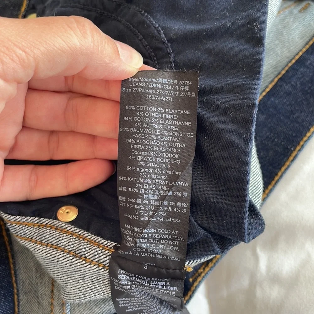 Tory Burch | Dark Denim | Classic Straight Ankle Jeans | NWOT condition - Picture 10 of 13